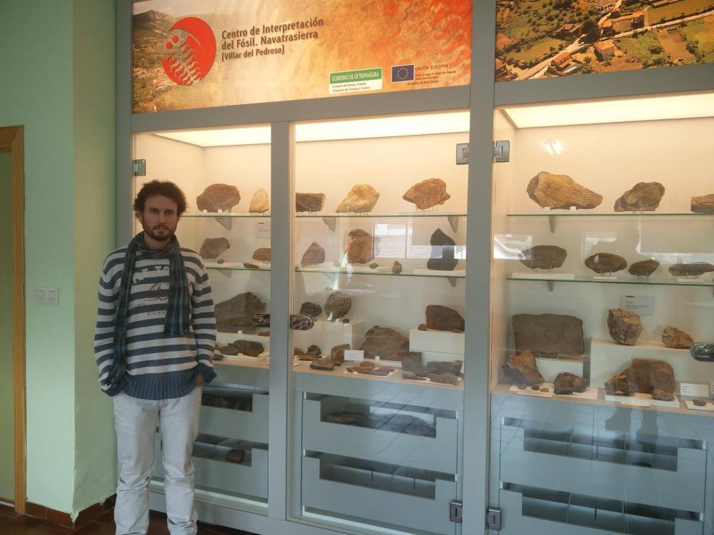 Imagen Francisco Manuel Martínez Zúñiga, nuevo informador/dinamizador del Centro de Interpretación de los fósiles de Navatrasierra.